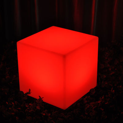 輝く屋外 LED キューブライトチェア プラスチック IP65 防水 公園別荘の装飾用