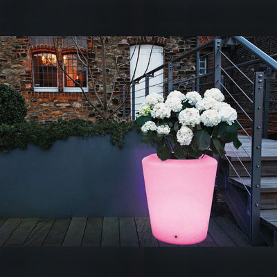 リモコン制御プラスチックLED照明花器/植樹器/氷桶