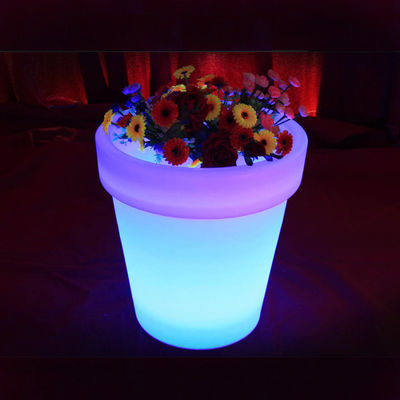 色を変化させるリチャージ可能なLED花瓶プランタータッチコントロール