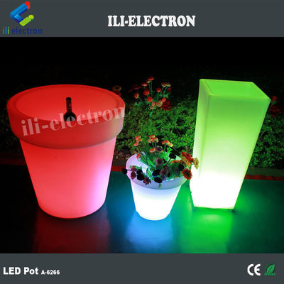 色を変化させるリチャージ可能なLED花瓶プランタータッチコントロール
