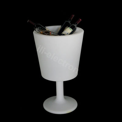 ワイヤレス制御 室内と屋外用のスタンド付き プラスチック製のライトアップされた氷桶