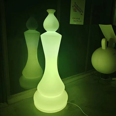再充電可能なプラスチック LED チェス形庭灯 AC 85-265V