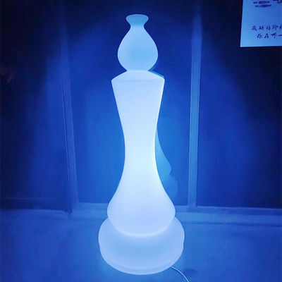 再充電可能なプラスチック LED チェス形庭灯 AC 85-265V