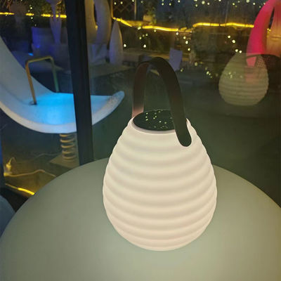 水滴形ポータブルLEDランタン 3500K 庭室外用