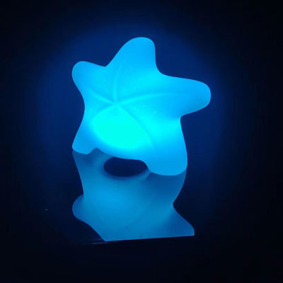 リチャージ可能 LED ガーデンホーム 海星飾り灯