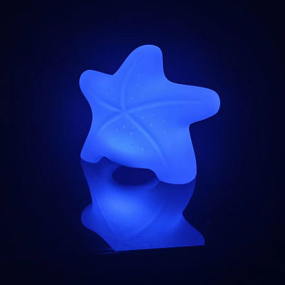 リチャージ可能 LED ガーデンホーム 海星飾り灯