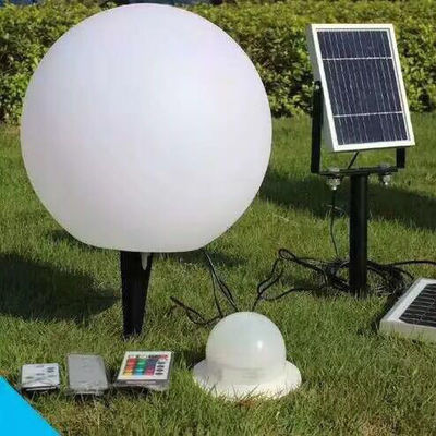 IP65 防水太陽光球ランプ LED 変色光球 庭園用