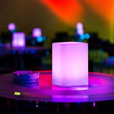 RGB 変色 屋外 LED キューブ ライト USB 充電 リモコンで制御