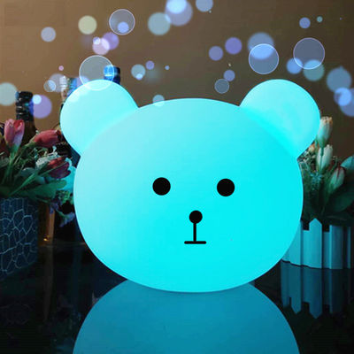 工場 ホットセール 熊 形 色彩豊かな LED ナイトライト