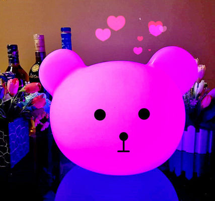 ミニ かわいい 熊 子供 ベビー 室内 装飾 携帯型 LED ナイト ライト ランプ