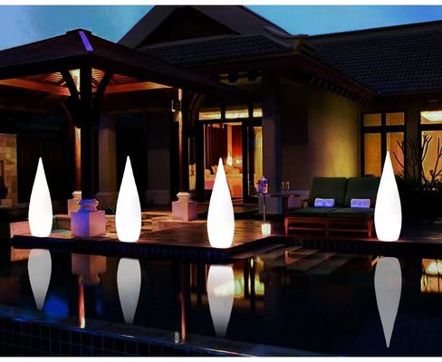 プラスチック 輝き灯 LED 床ランプ 屋外庭園パーティの飾り付け