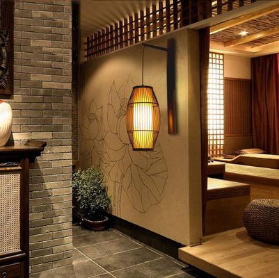 中国のレトロ固木壁ランプ - ホテル バンブー廊下ランプ - アンティーク バンブーランプ 壁ランプ