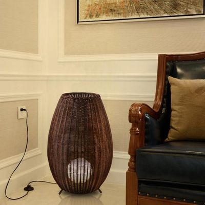 路灯 バルコニー 廊下 屋外 防水 ラタン 芝生ランプ LED 床灯
