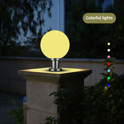 防水光球灯 太陽光発電 20cm 25cm 30cm サイズ