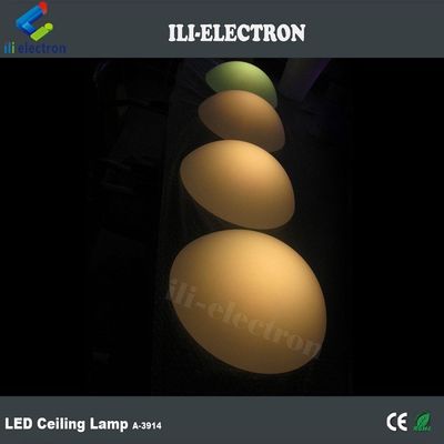 PE プラスチック LED 半球灯 クリスマス飾りのために再充電可能