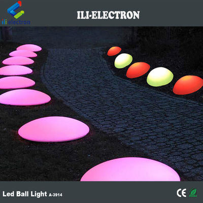 PE プラスチック LED 半球灯 クリスマス飾りのために再充電可能