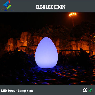 プラスチック式 卵型 屋外用 LED ライト 4400mah ウォータードロップスタイル