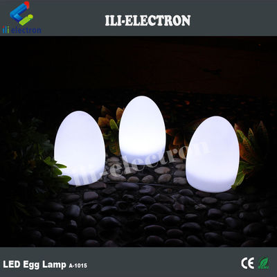 卵状のプラスチック製のLEDテーブルランプ