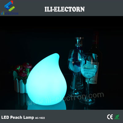 パーティの装飾 多彩のプラスチック製のLEDクラフトの桃のランプ