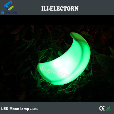 照明された月形のLEDテーブルランプ