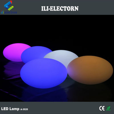 輝く 素晴らしい プラスチック リチャージ可能な LED 円形 飾り付けボールバー家具