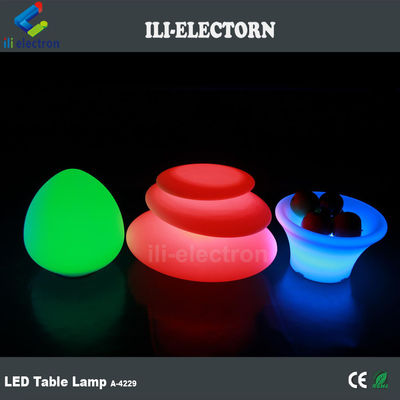 リモコン 多色 led プラスチック式岩形テーブルランプ 販売