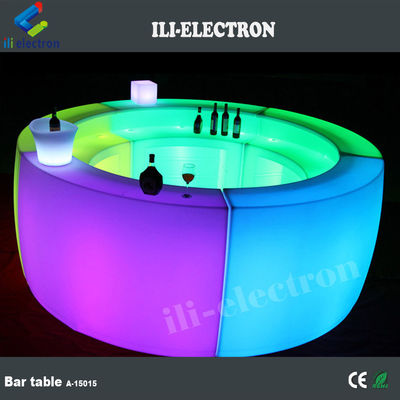 商用 ライトアップ LEDバー カウンター PE プラスチック素材 16色変更