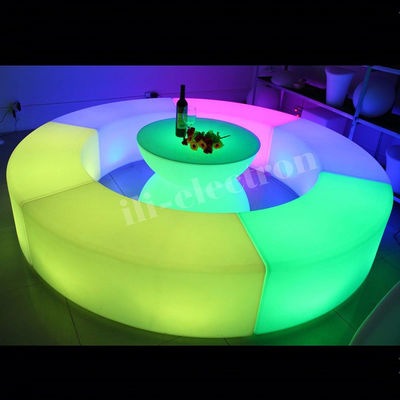 色の変化するLED輝き家具,再充電可能なLEDラウンジチェアOEM