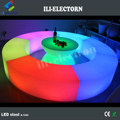 色の変化するLED輝き家具,再充電可能なLEDラウンジチェアOEM
