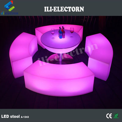 色の変化するLED輝き家具,再充電可能なLEDラウンジチェアOEM