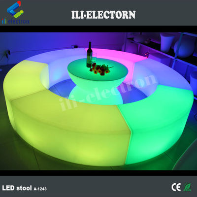色の変化するLED輝き家具,再充電可能なLEDラウンジチェアOEM