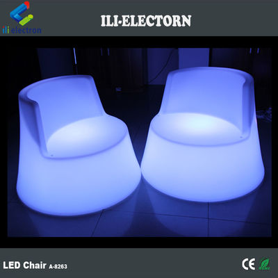 100%PE プラスチック 再充電可能なRGB照明 LED海馬 輝くデッキチェア