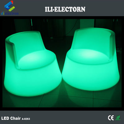 100%PE プラスチック 再充電可能なRGB照明 LED海馬 輝くデッキチェア