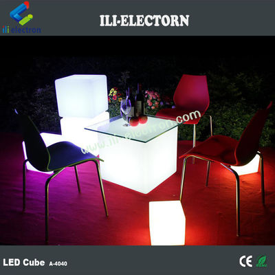 ライト付き LED キューブ イス キューブ 椅子