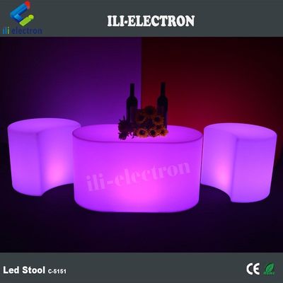 商業用LED 輝く家具 ストール PE バー用プラスチック材料