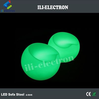 プラスチック製のLEDバーチェア