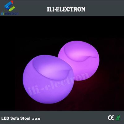プラスチック製のLEDバーチェア
