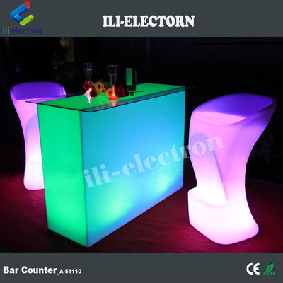 新しいデザインの長方形 照明されたパーティー LED ライト LED コクテルテーブル
