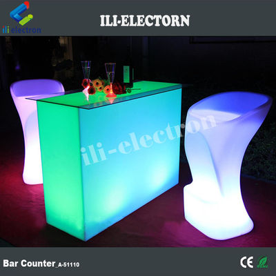 新しいデザインの長方形 照明されたパーティー LED ライト LED コクテルテーブル