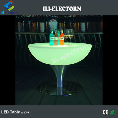 魅力的なRGBリモコン 屋外 LED メタルサポート カフェテーブル