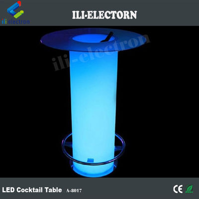 高ガラストップ LEDライト コクテルテーブル, ライトアップコーヒーテーブル アイスバケツ