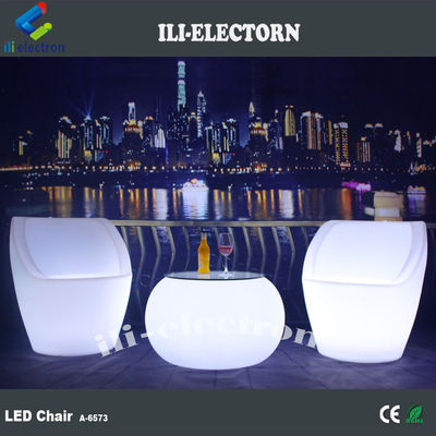 LEDアクセントライトテーブル 丸いバー 輝くLEDバーテーブル