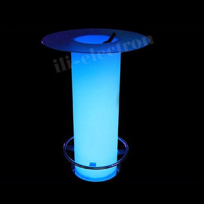 プラスチック ライトアップされたLEDアイスバケツ テーブル グラス クラブ用