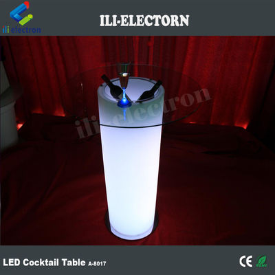 プラスチック ライトアップされたLEDアイスバケツ テーブル グラス クラブ用
