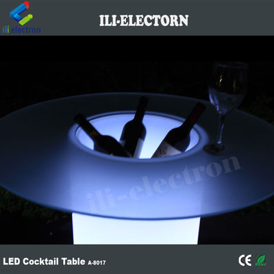 プラスチック ライトアップされたLEDアイスバケツ テーブル グラス クラブ用