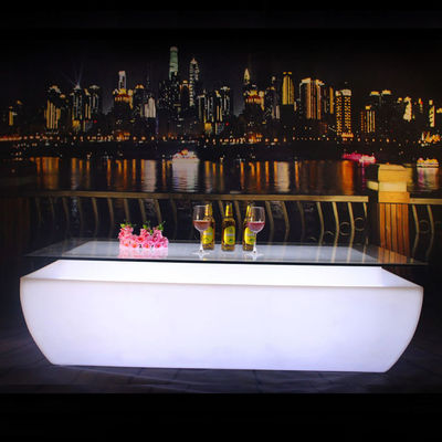 色の変化 リチャージ可能なプラスチックLEDライトアップバーテーブル