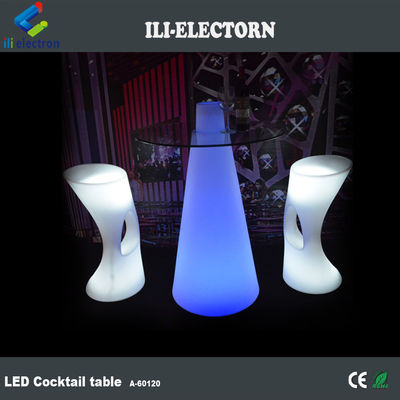 高頂RGBライトバー家具 LEDコクテルテーブル