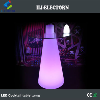 高頂RGBライトバー家具 LEDコクテルテーブル