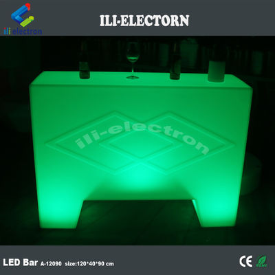 変色 プラスチック LED ポータブル バーテーブル インファラード リモコン