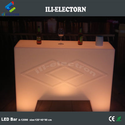 変色 プラスチック LED ポータブル バーテーブル インファラード リモコン
